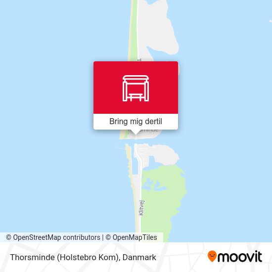 Thorsminde (Holstebro Kom) kort