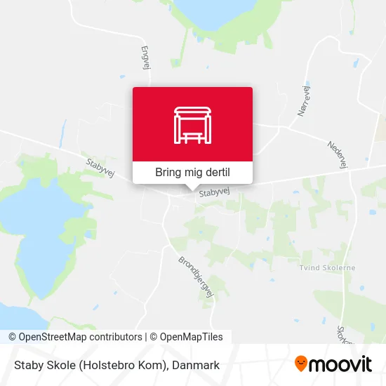 Staby Skole (Holstebro Kom) kort