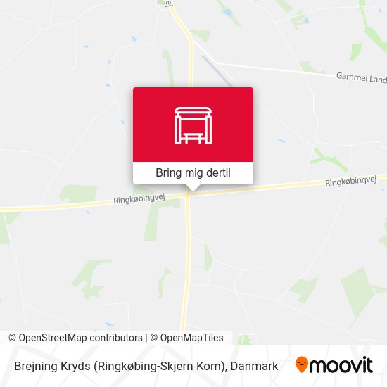 Brejning Kryds (Ringkøbing-Skjern Kom) kort