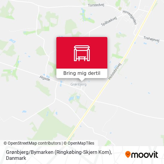 Grønbjerg / Bymarken (Ringkøbing-Skjern Kom) kort