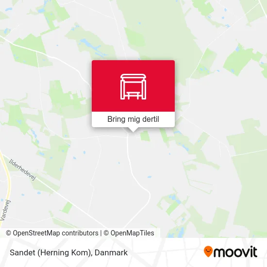 Sandet (Herning Kom) kort