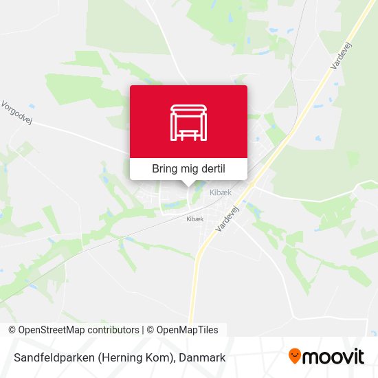 Sandfeldparken (Herning Kom) kort