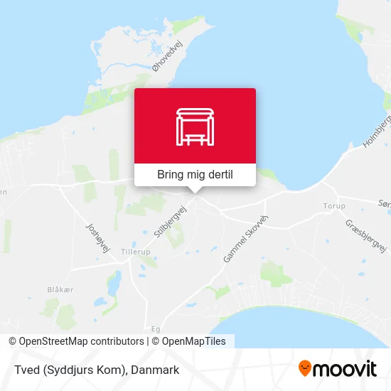 Tved (Syddjurs Kom) kort