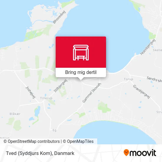 Tved (Syddjurs Kom) kort