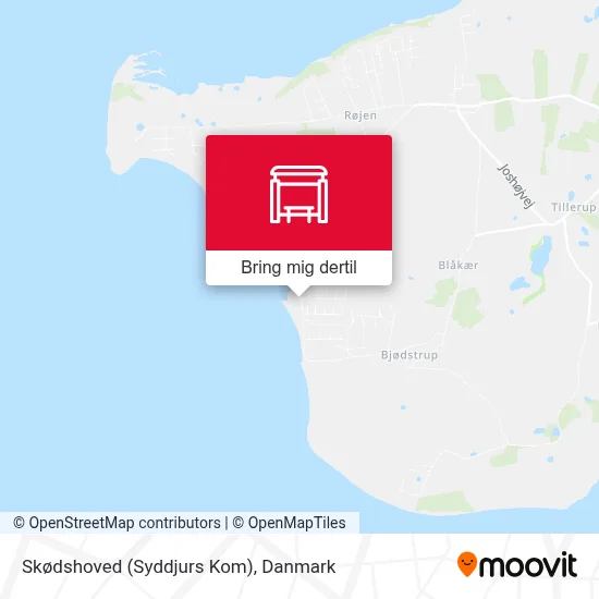 Skødshoved (Syddjurs Kom) kort