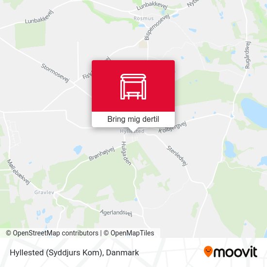 Hyllested (Syddjurs Kom) kort