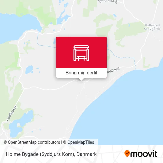 Holme Bygade (Syddjurs Kom) kort