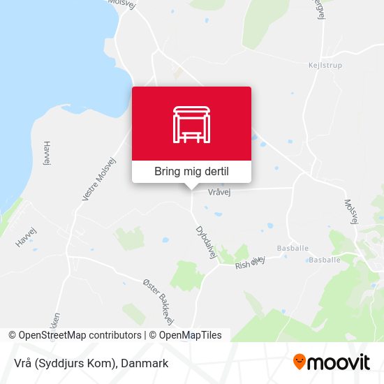 Vrå (Syddjurs Kom) kort