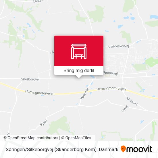 Søringen / Silkeborgvej (Skanderborg Kom) kort