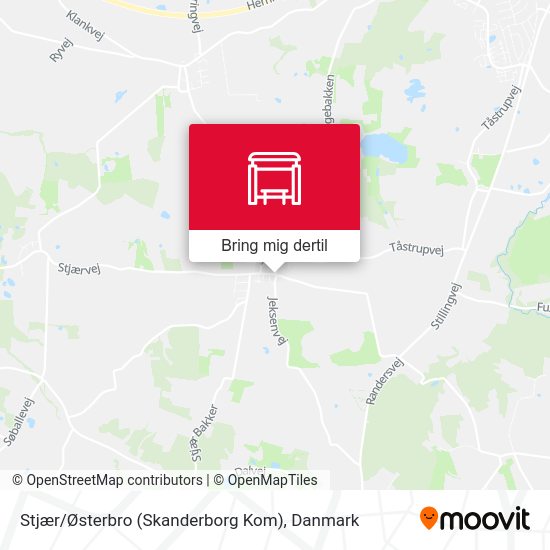 Stjær / Østerbro (Skanderborg Kom) kort