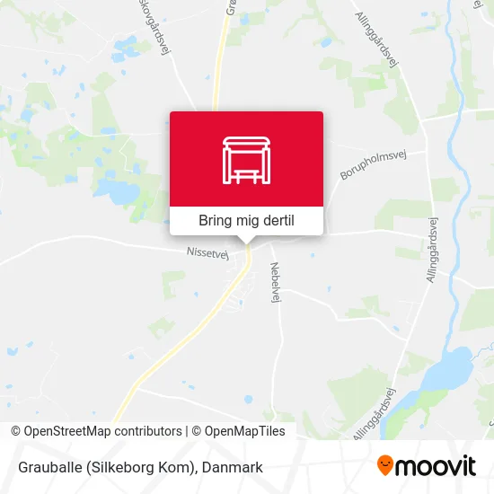 Grauballe (Silkeborg Kom) kort