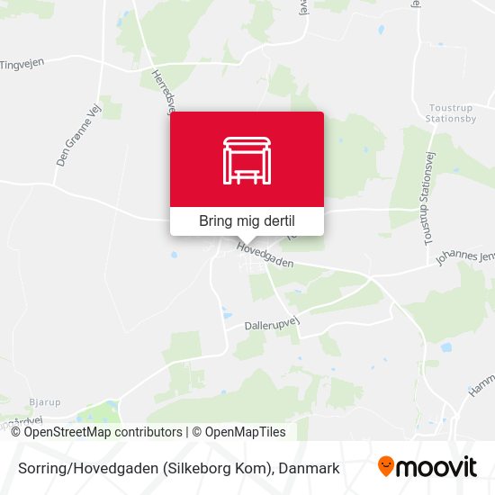 Sorring / Hovedgaden (Silkeborg Kom) kort