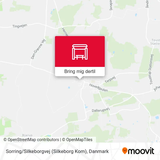 Sorring / Silkeborgvej (Silkeborg Kom) kort