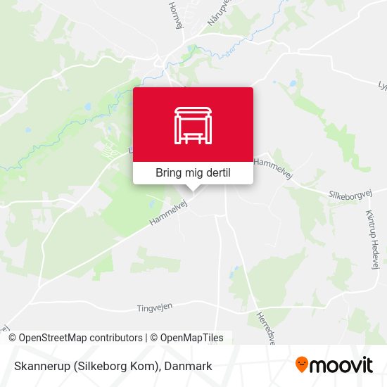 Skannerup (Silkeborg Kom) kort