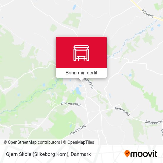 Gjern Skole (Silkeborg Kom) kort