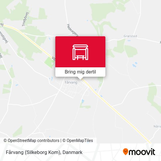 Fårvang (Silkeborg Kom) kort