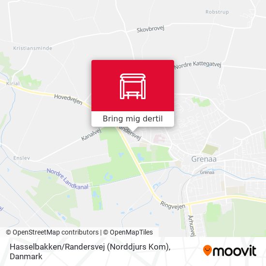 Hasselbakken / Randersvej (Norddjurs Kom) kort