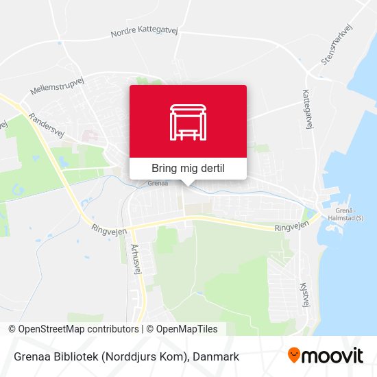 Grenaa Bibliotek (Norddjurs Kom) kort