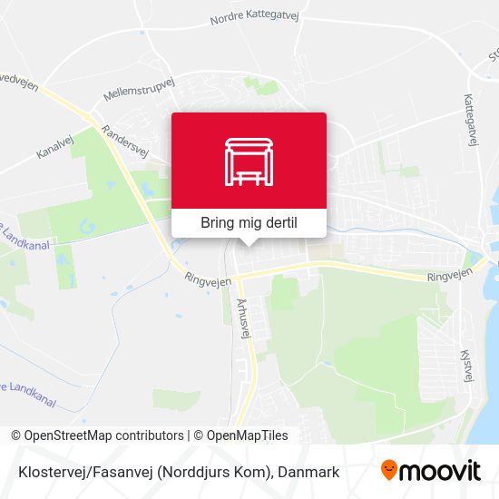 Klostervej / Fasanvej (Norddjurs Kom) kort