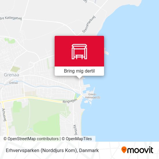 Erhvervsparken (Norddjurs Kom) kort