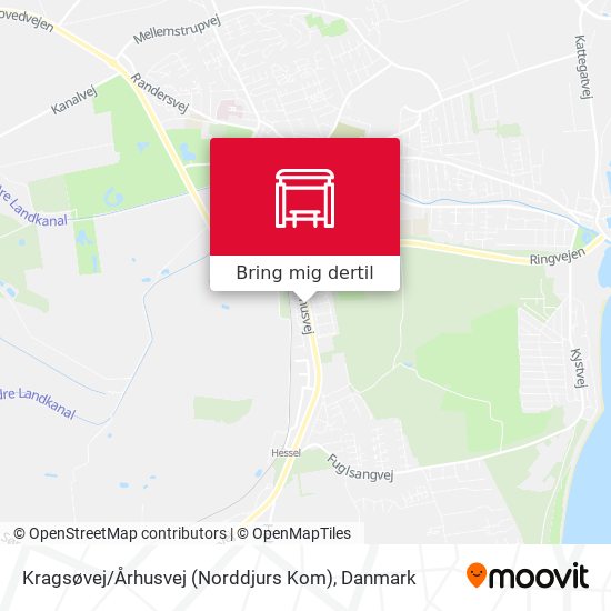 Kragsøvej / Århusvej (Norddjurs Kom) kort