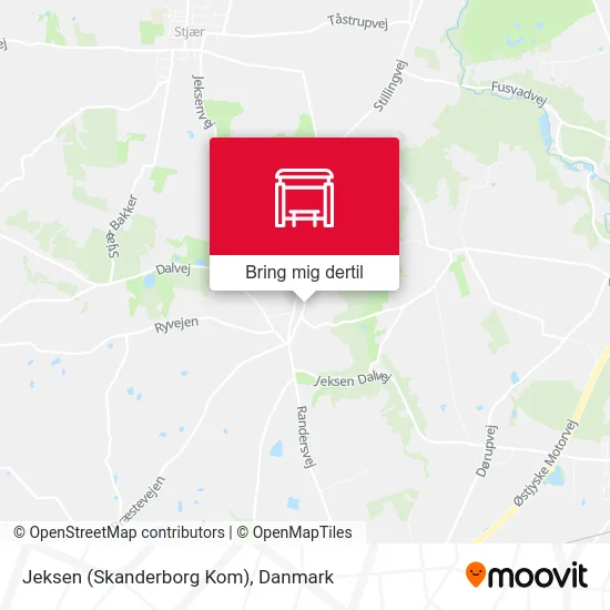 Jeksen (Skanderborg Kom) kort