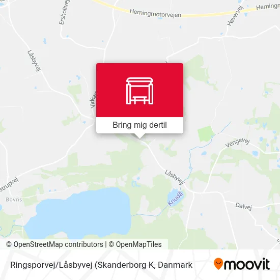 Ringsporvej / Låsbyvej kort