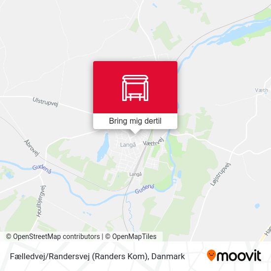 Fælledvej / Randersvej (Randers Kom) kort