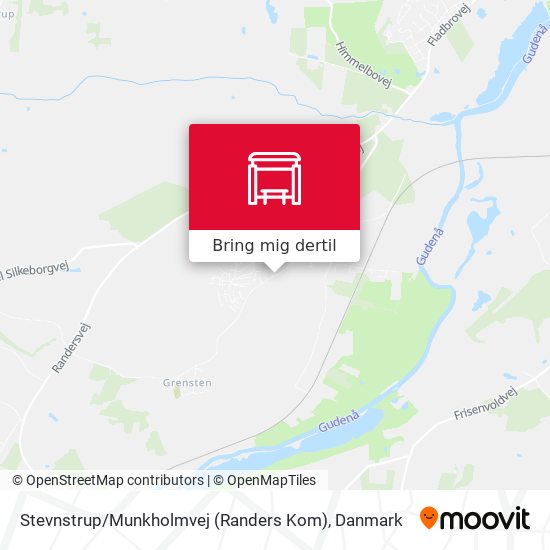Stevnstrup / Munkholmvej (Randers Kom) kort