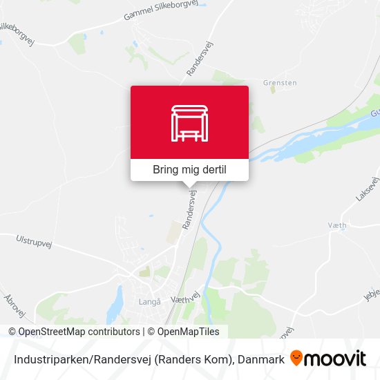 Industriparken / Randersvej (Randers Kom) kort
