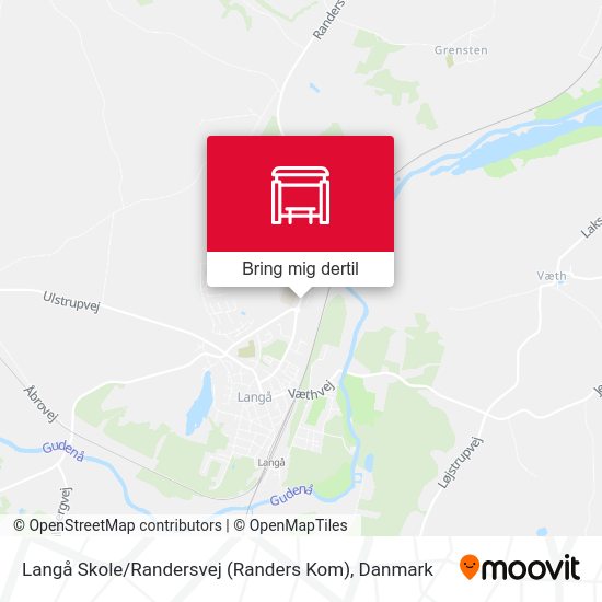 Langå Skole / Randersvej (Randers Kom) kort