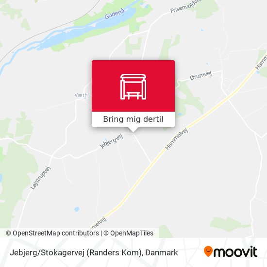 Jebjerg / Stokagervej (Randers Kom) kort