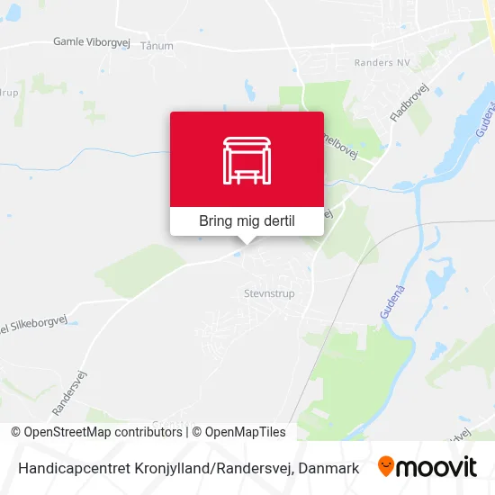 Handicapcentret Kronjylland / Randersvej kort