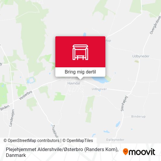 Plejehjemmet Aldershvile / Østerbro (Randers Kom) kort