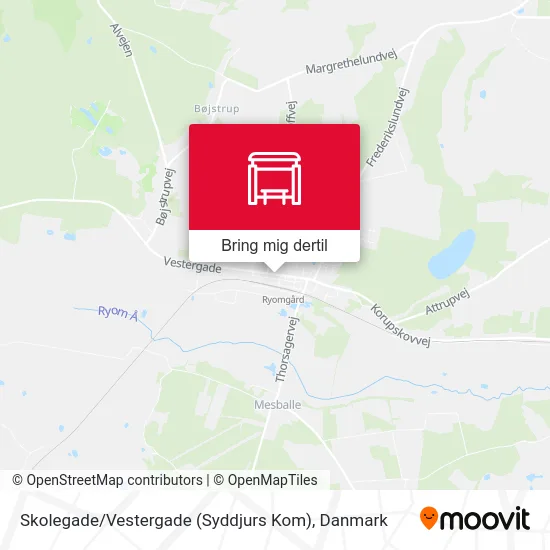 Skolegade / Vestergade (Syddjurs Kom) kort