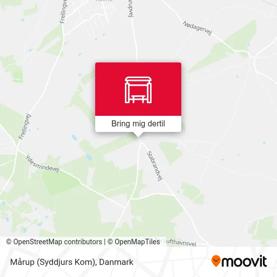 Mårup (Syddjurs Kom) kort