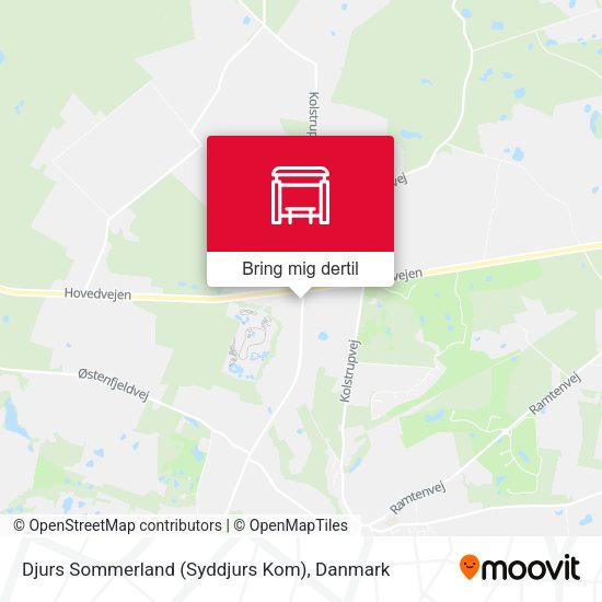 Djurs Sommerland (Syddjurs Kom) kort