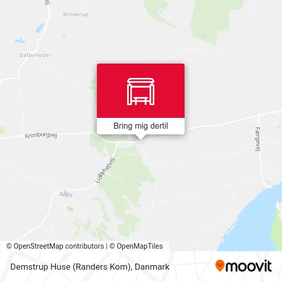 Demstrup Huse (Randers Kom) kort