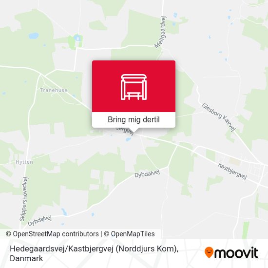 Hedegaardsvej / Kastbjergvej (Norddjurs Kom) kort