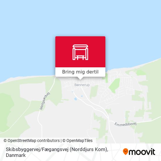 Skibsbyggervej / Fægangsvej (Norddjurs Kom) kort