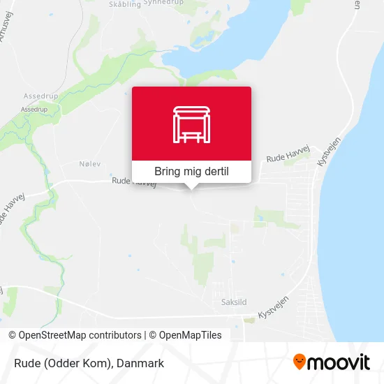 Rude (Odder Kom) kort