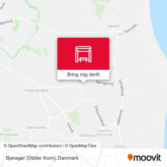 Bjerager (Odder Kom) kort