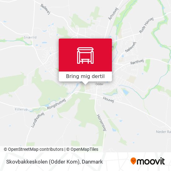 Skovbakkeskolen (Odder Kom) kort