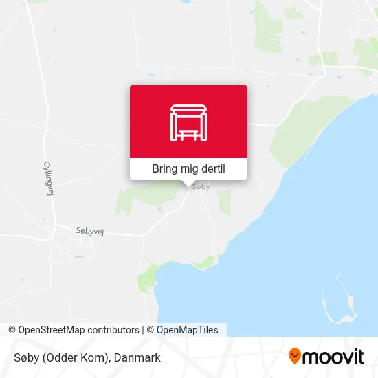 Søby (Odder Kom) kort