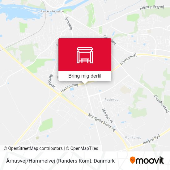 Århusvej / Hammelvej (Randers Kom) kort