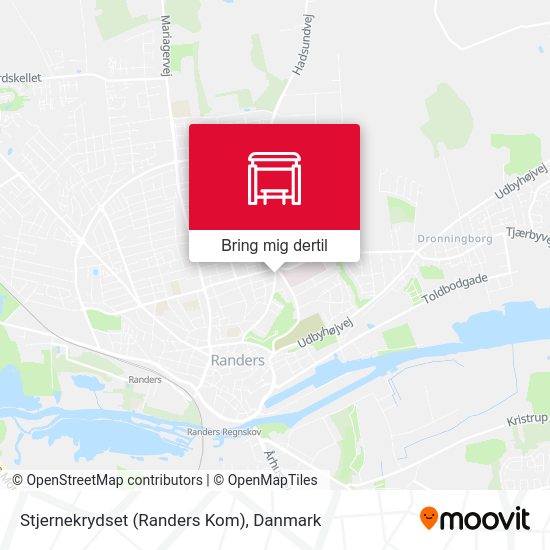 Stjernekrydset (Randers Kom) kort
