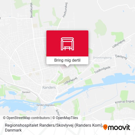 Regionshospitalet Randers / Skovlyvej (Randers Kom) kort