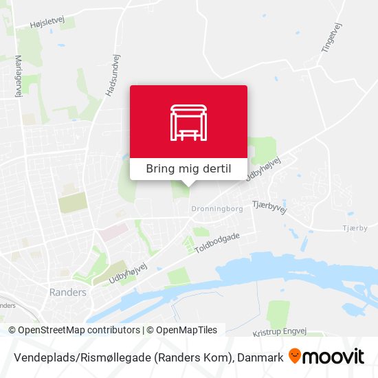 Vendeplads / Rismøllegade (Randers Kom) kort