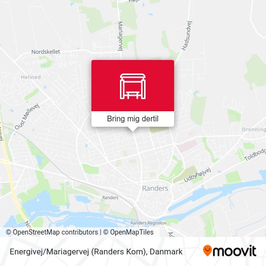 Energivej / Mariagervej (Randers Kom) kort