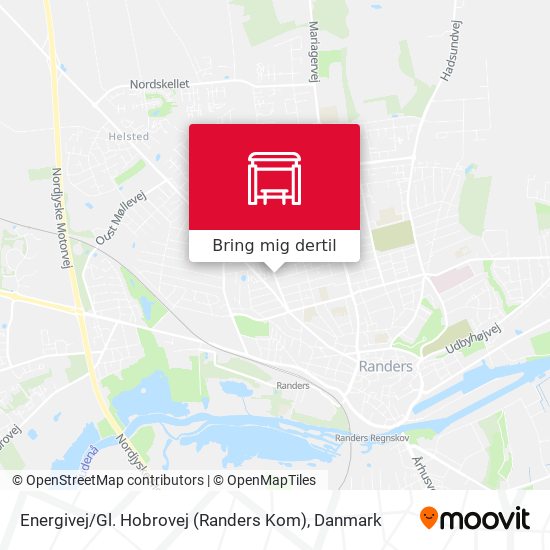 Energivej / Gl. Hobrovej (Randers Kom) kort